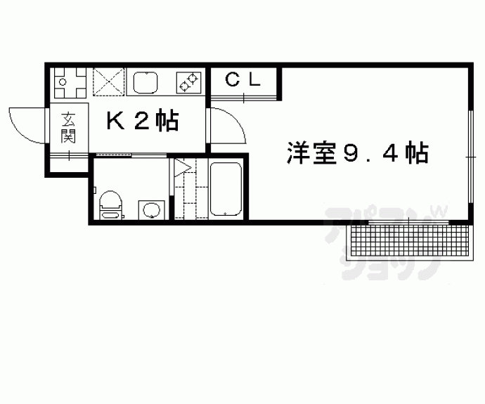 【シエルコート北白川】間取