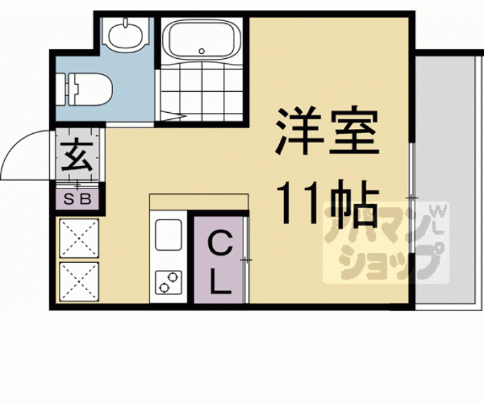 【シエルコート北白川】間取