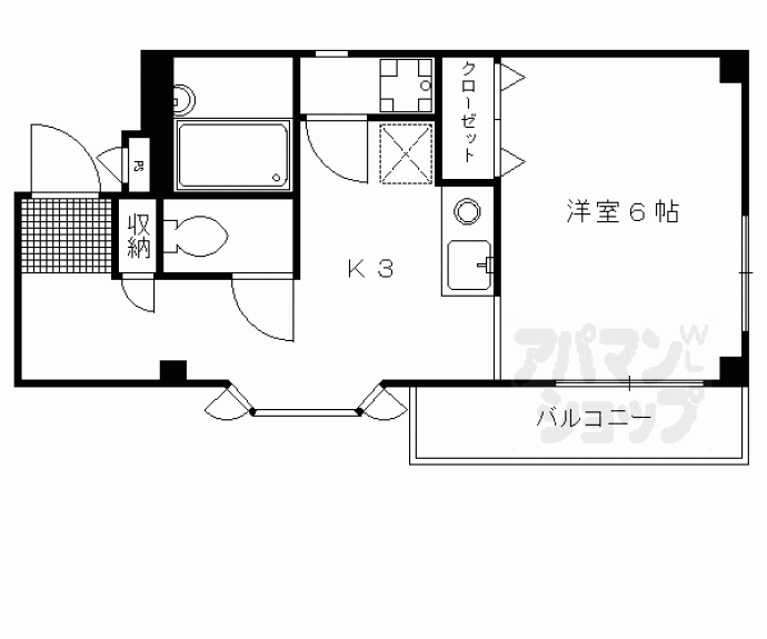 【サンハイツ】間取