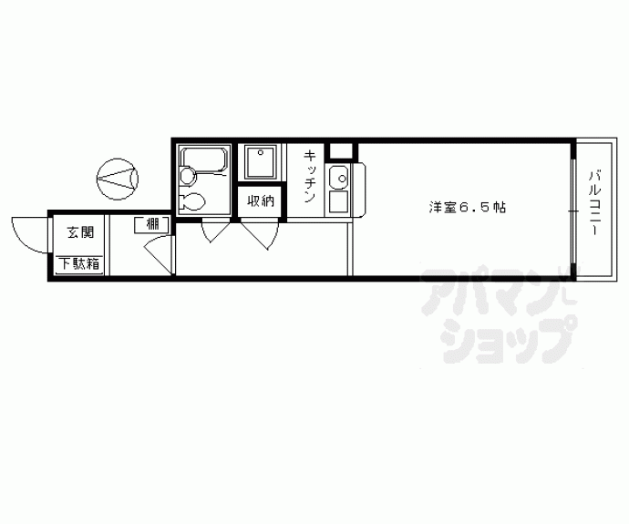 【グラン・ドムール四条大宮】間取