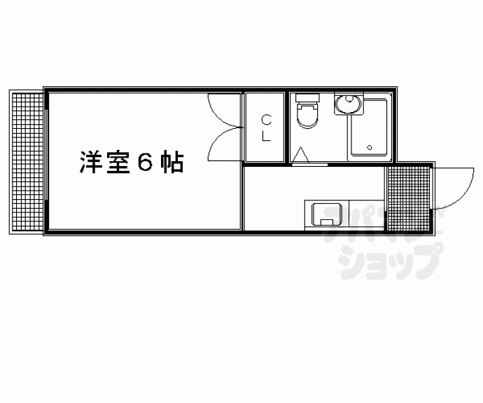 【ラフォンテ御所西】間取