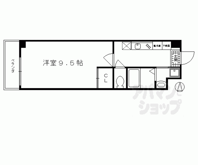 【グランステージ京都四条】間取