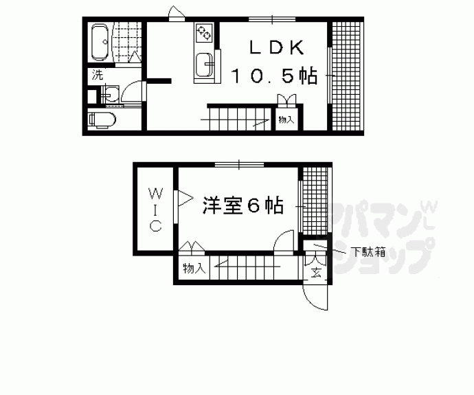 【メゾン藤の木】間取