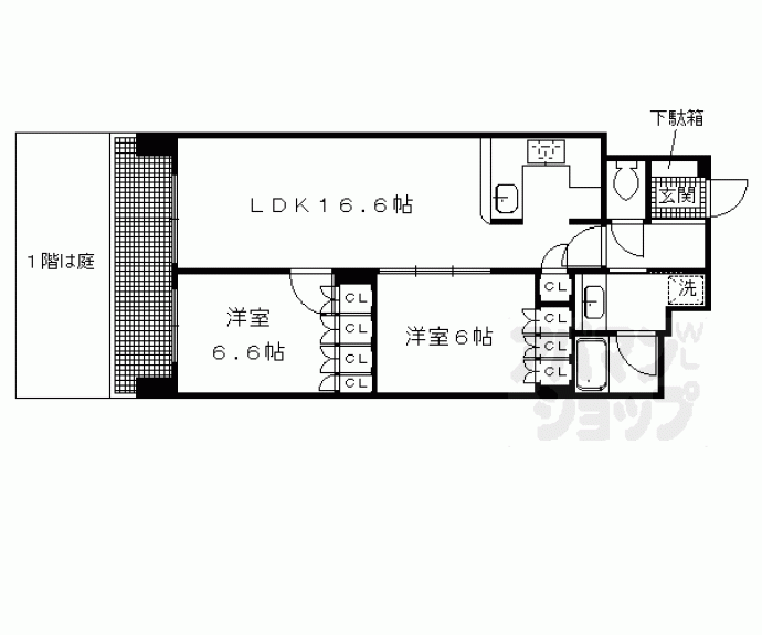 【リーガル京都聖護院】間取