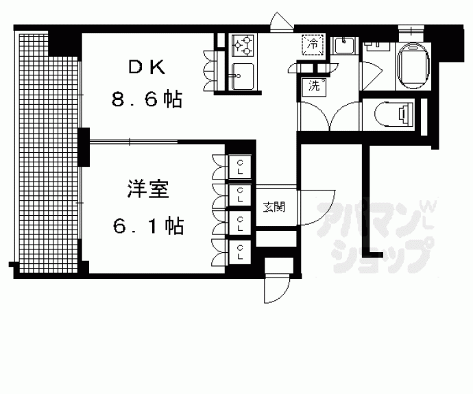 【リーガル京都聖護院】間取