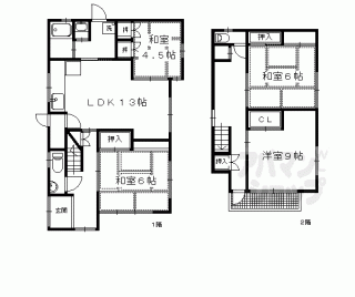 【岡崎東福ノ川町貸家１１－７】