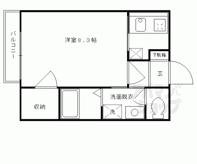 【メゾン弥生】間取