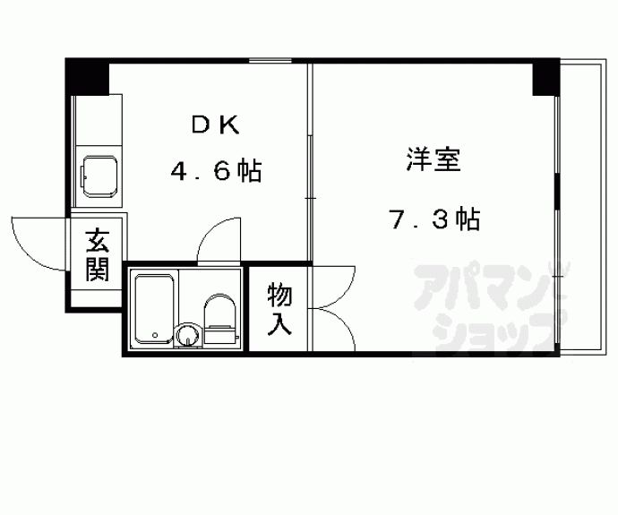 【ラビットハイツ】間取