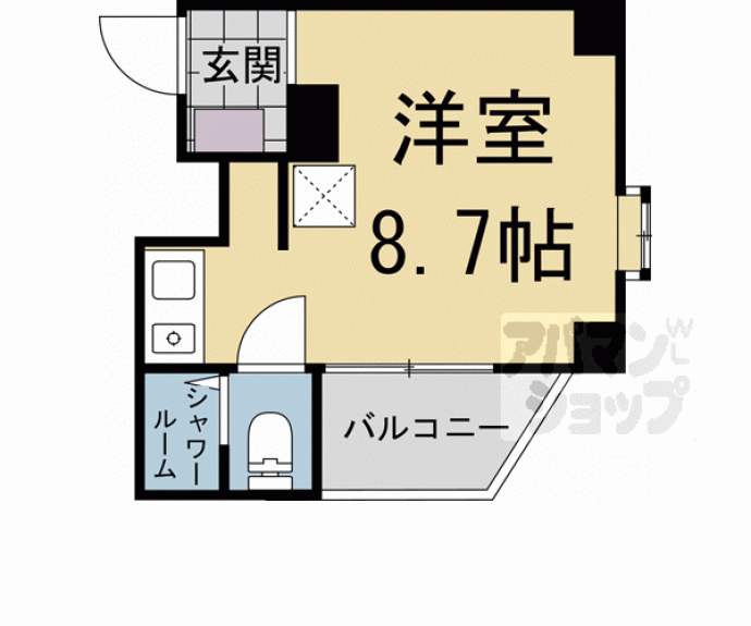 【サバス太秦】間取