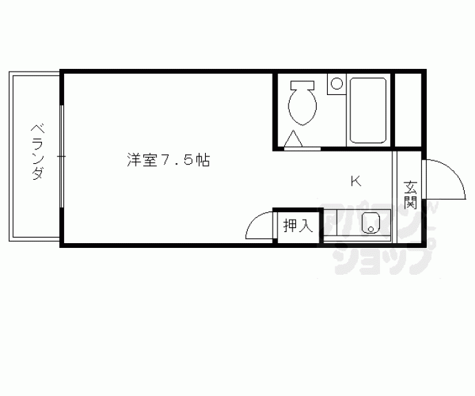 【アドミラルマンション】間取