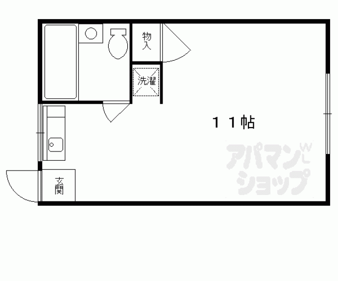 【シャトレ等持院】間取