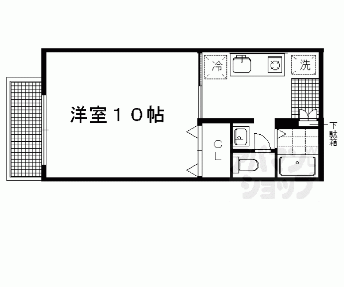 【ポエム２番館】間取