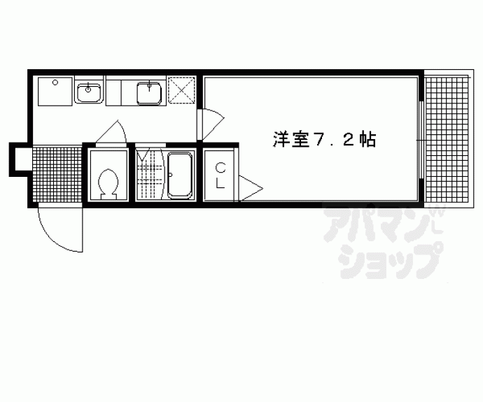 【シティコート丸太町】間取