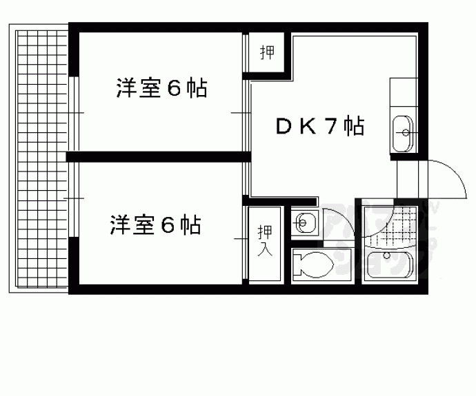 【ハイツ新喜】間取