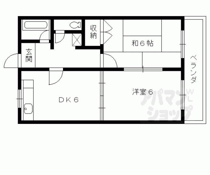 【アーバンヒル北山】間取