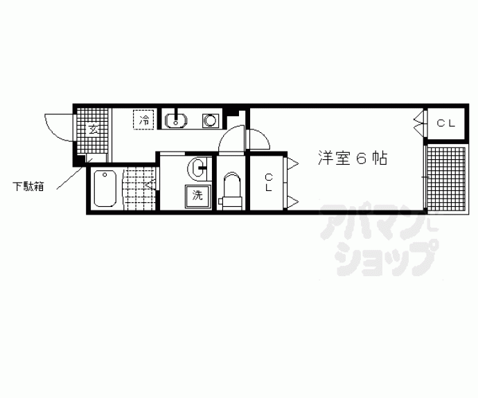 【ボヌール吉田】間取