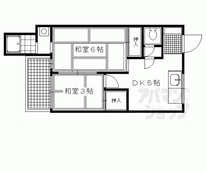 【ロイヤルマンション下鴨】間取