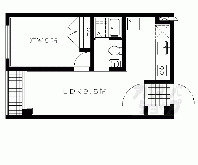 【コアロード糺の森】間取