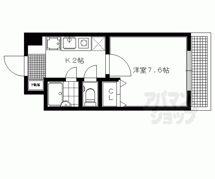 【ヴェール一乗寺】間取