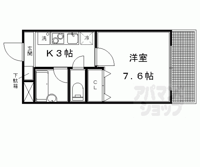 【ヴェール一乗寺】間取