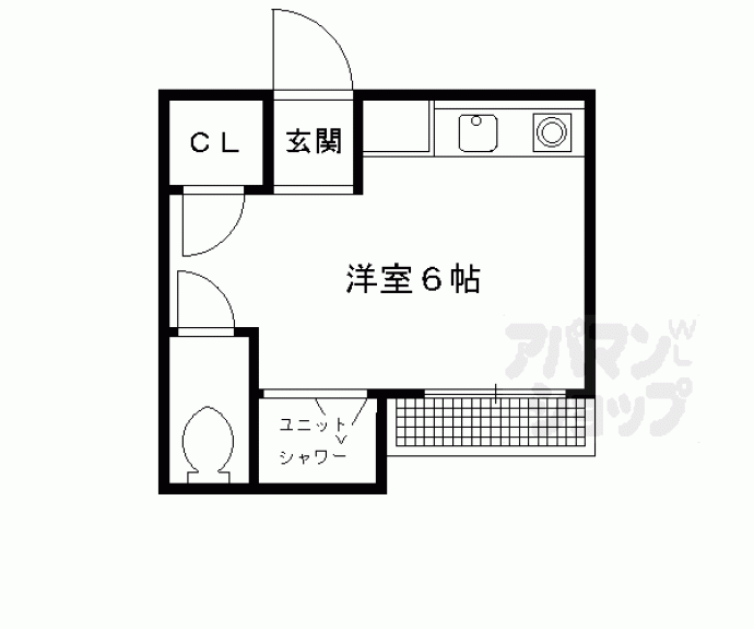 【芳月荘】間取