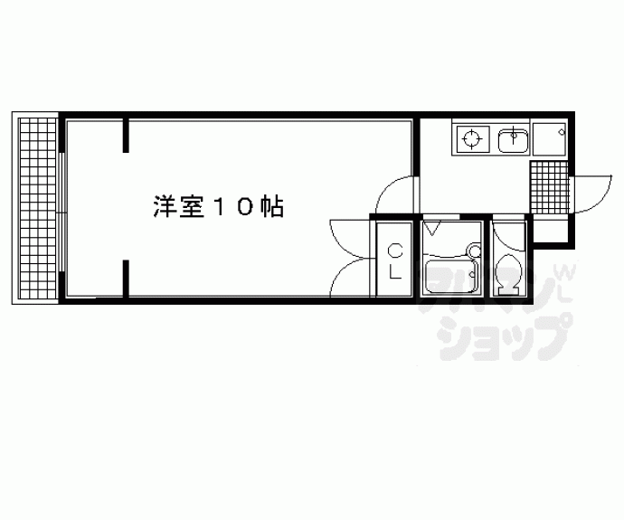 【リバーサイド高野】間取