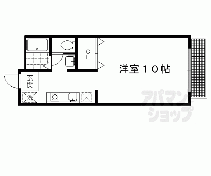 【ポエム１番館】間取