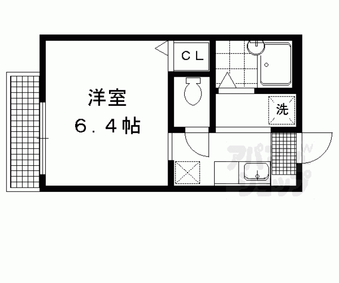 【ハーベスト宝ヶ池】間取