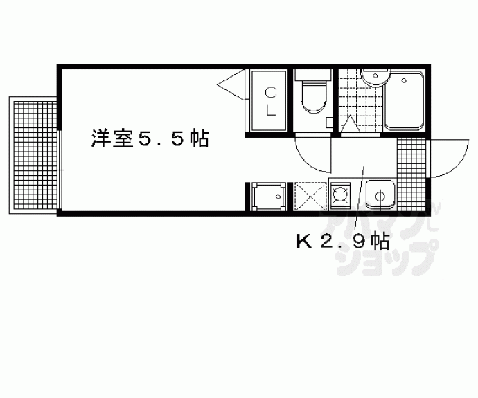 【ハーベスト宝ヶ池】間取