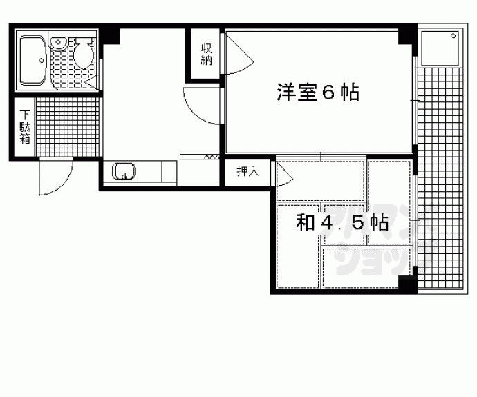 【エバグリーンヴィラ堀川】間取