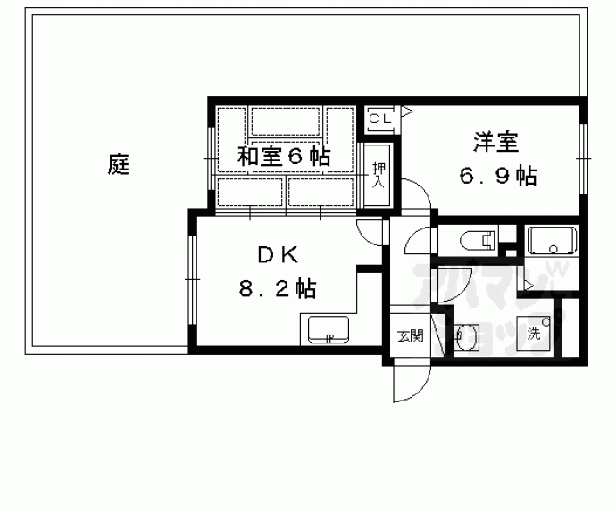 【エーデル宝ケ池】間取