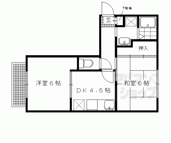 【サンガーデンクレール】間取