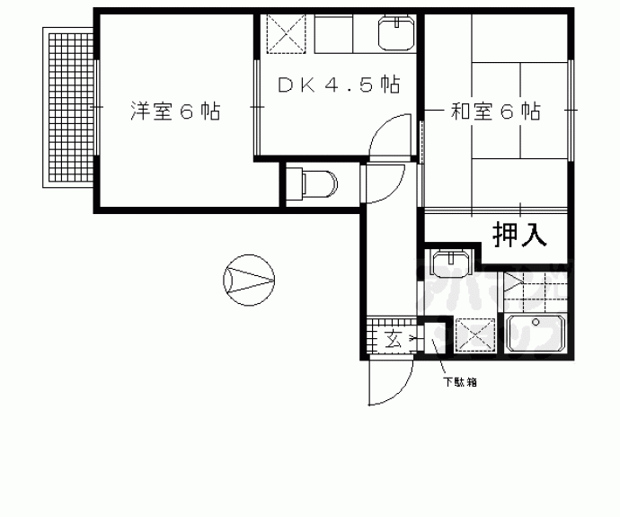 【サンガーデンクレール】間取