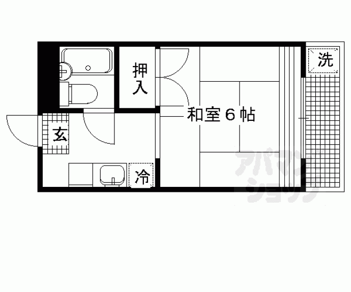 【コーポゆたかⅡ】間取