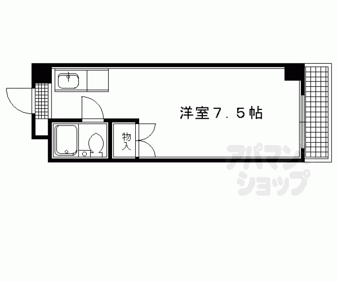 【フラットフジタ】間取