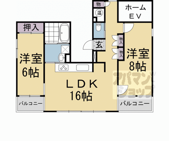 【ことぶき荘】間取