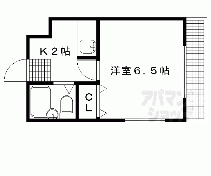 【ラルブル北白川】間取