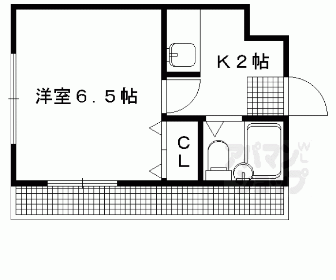 【ラルブル北白川】間取