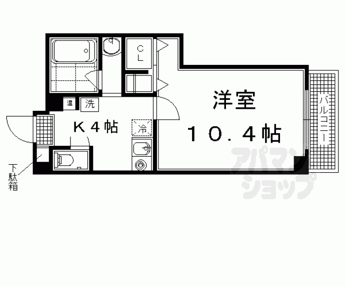 【グラスヒル下鴨】間取