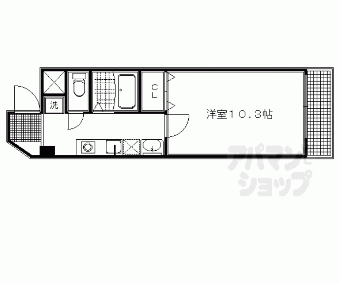 【エレガント鴨川】間取