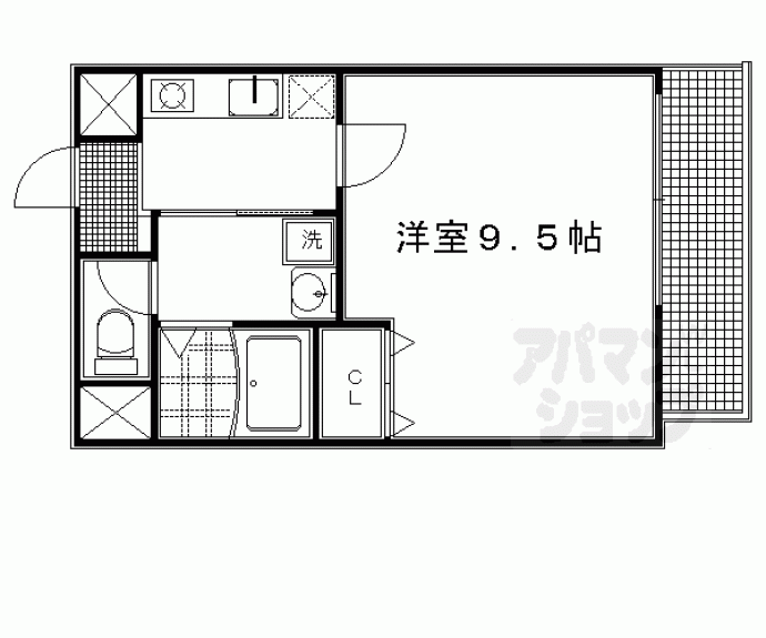 【エレガント鴨川】間取