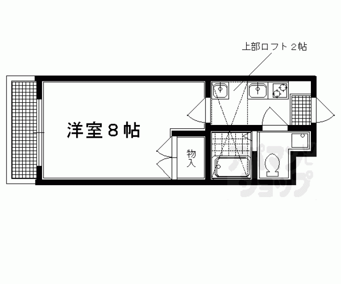 【ノーザンライツ宝ヶ池】間取