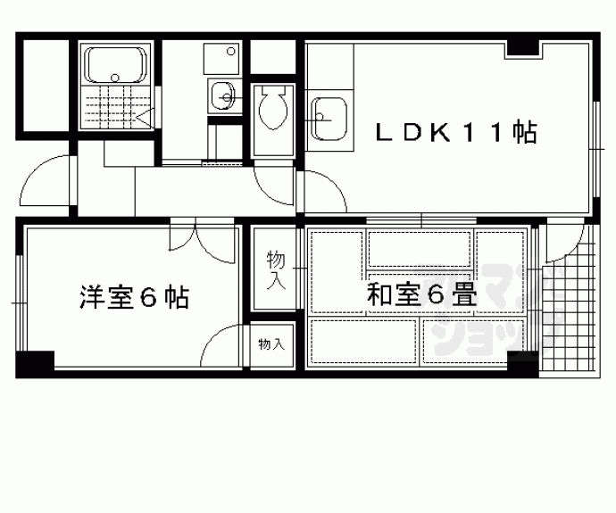 【シルベーヌ北山】間取