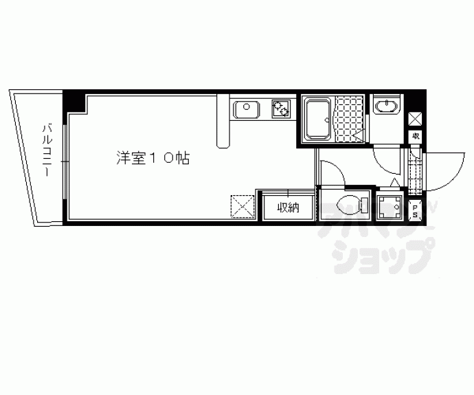 【グランコスモ出町柳Ⅱ】間取