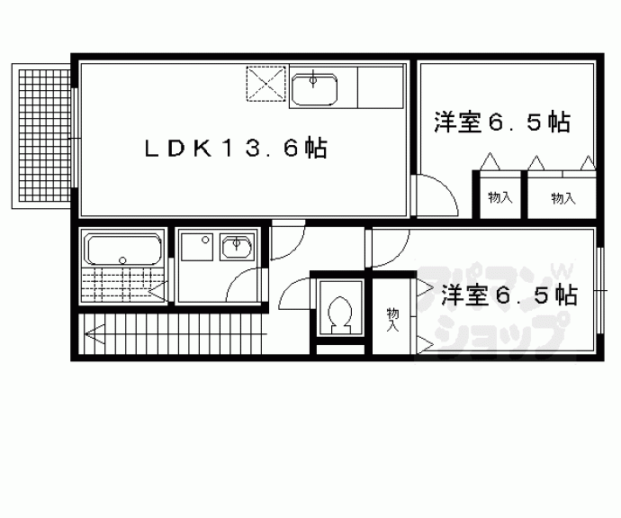 【グリーンコート洛北】間取