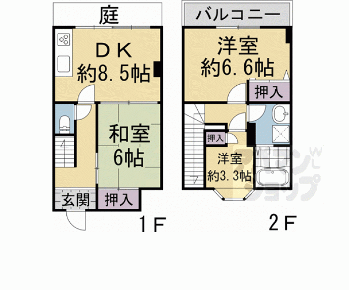 【サイドパークⅡ】間取