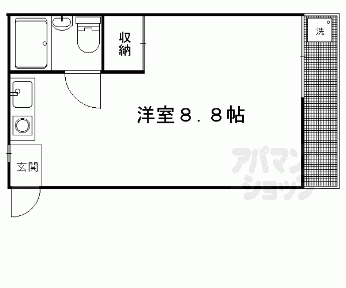 【サンライズ大山】間取