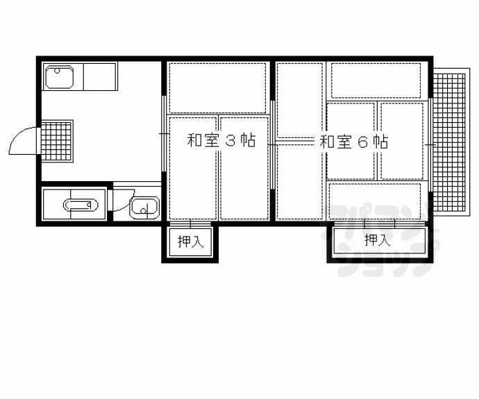 【三洋ハイツ】間取