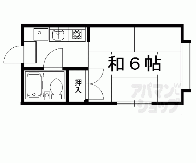 【コーポさかえ】間取