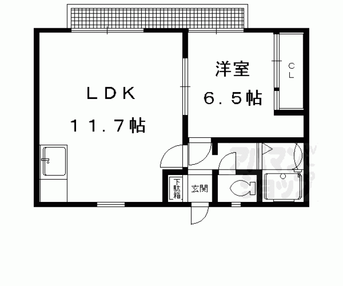 【カーサホワイトリバー】間取